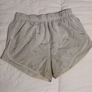 Nike Women's White Athletic Shorts